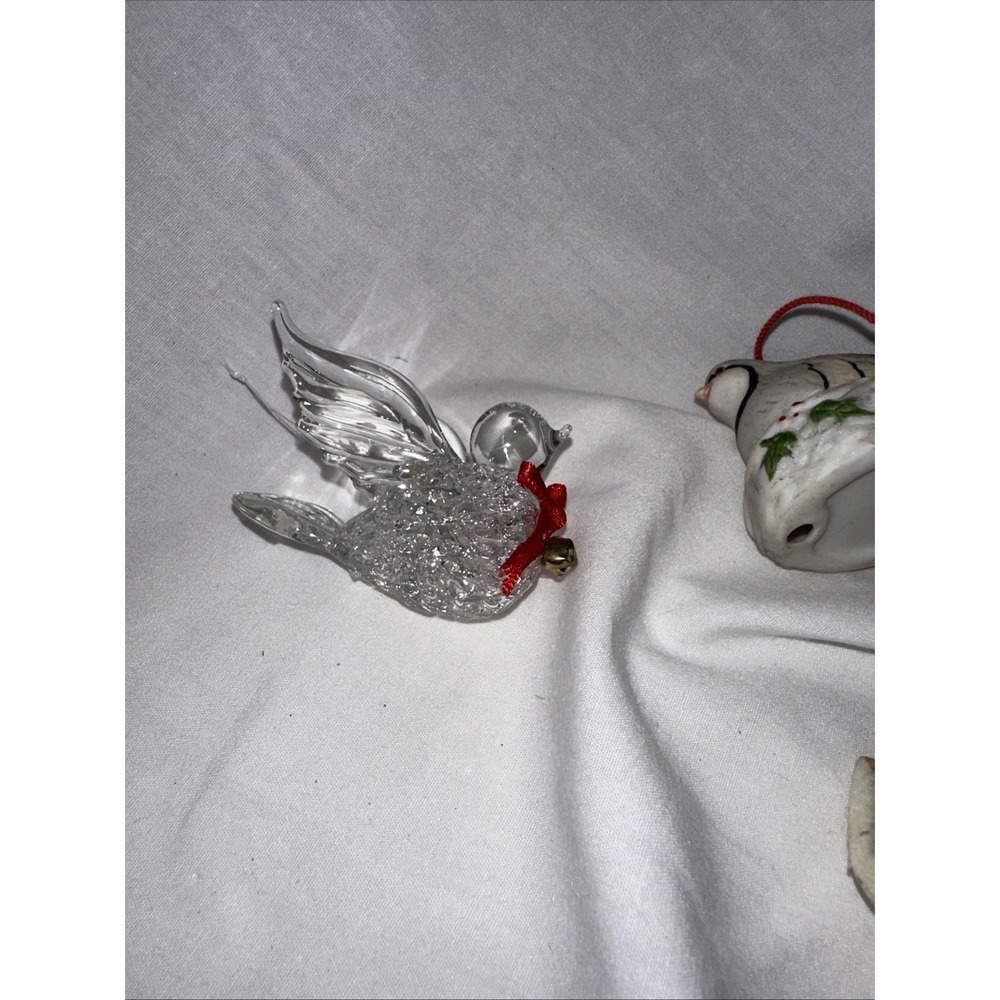 Lot Of 3 Vintage Bird Ornaments - Picture 5 of 6